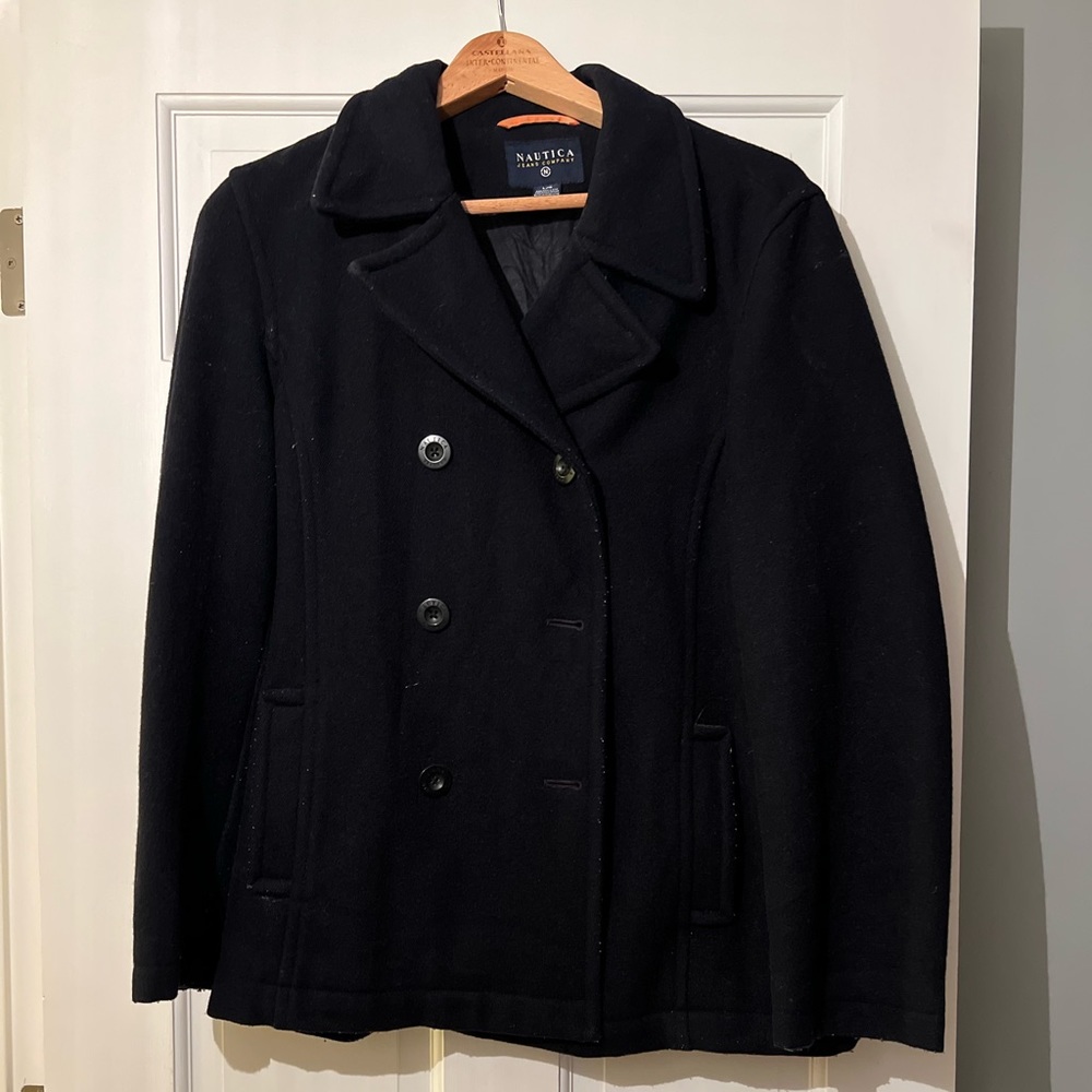 Vintage Nautica wool peacoat